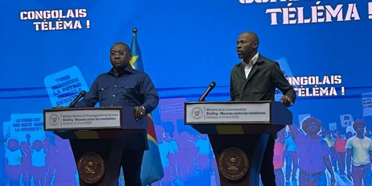 Inondations sur la rivière Ndjili : « Le président Tshisekedi nous a instruit de construire 1000 logements sociaux pour répondre à cette crise humanitaire » ( Guy Loando)