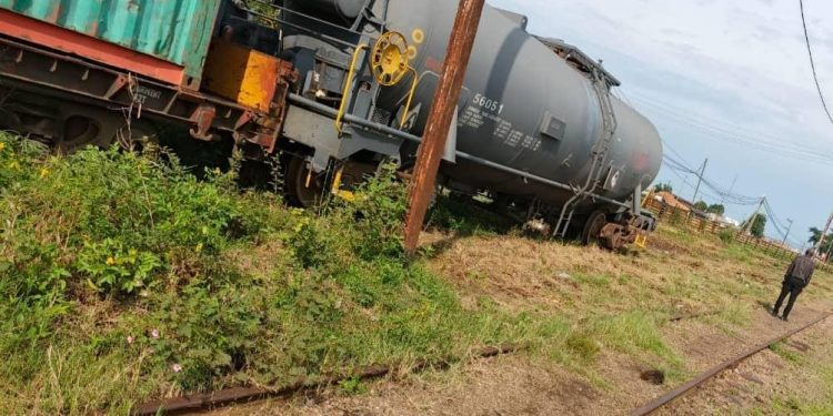 Kasaï Central : Interruption du trafic ferroviaire entre Kamupongo et Kananga en raison d’une érosion ( Source administrative)