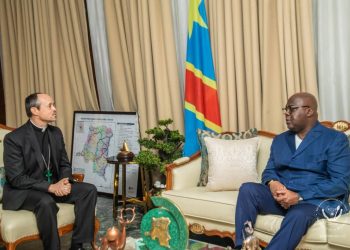 RDC : Le président Félix Tshisekedi échange avec le Nonce apostolique sur l&rsquo;initiative de paix des évêques catholiques et protestants