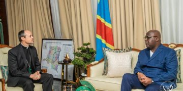 RDC : Le président Félix Tshisekedi échange avec le Nonce apostolique sur l’initiative de paix des évêques catholiques et protestants