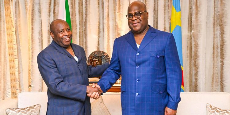 Coopération régionale: à Kinshasa, Tshisekedi et Ndayishimiye réévaluent l’Accord-cadre d’Addis-Abeba
