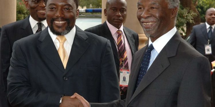 Poursuites contre Joseph Kabila: l’ancien président Sud-africain Thabo Mbeki alerte sur le risque de l’implosion du pays
