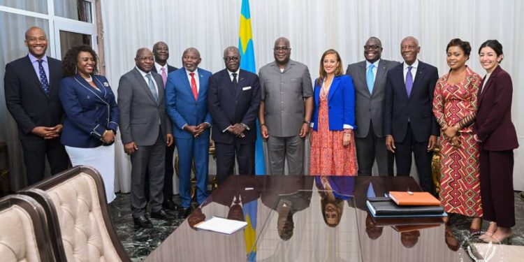Diplomatie : Une délégation de parlementaires francophones rencontre Félix Tshisekedi pour restaurer la paix en RDC