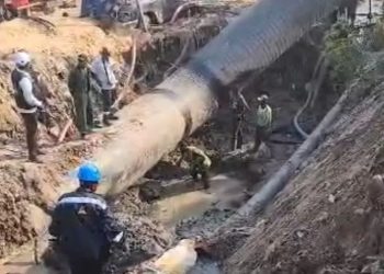 Kinshasa : des travaux d’excavation d’une entreprise chinoise plongent plusieurs quartiers de Bandalungwa dans le noir