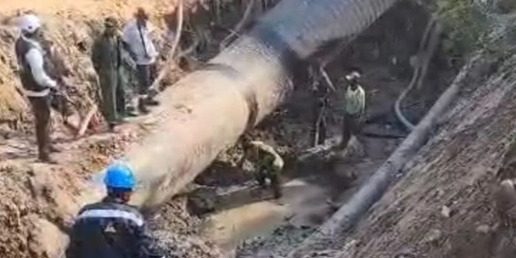 Kinshasa : des travaux d’excavation d’une entreprise chinoise plongent plusieurs quartiers de Bandalungwa dans le noir