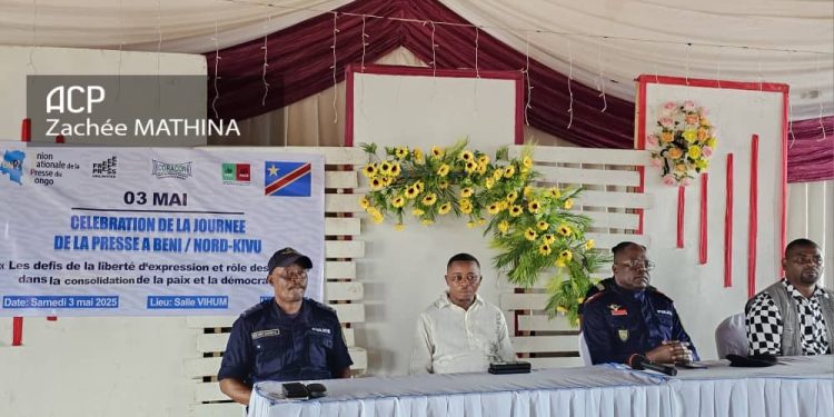 Nord-Kivu : le gouverneur militaire s’engage à construire un centre de presse pour améliorer les conditions de travail des journalistes