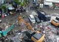 Kinshasa : Démolition des plusieurs terrasses, kiosques et un poste de police érigés sur un collecteur des eaux sur l’avenue Kabambare à Barumbu