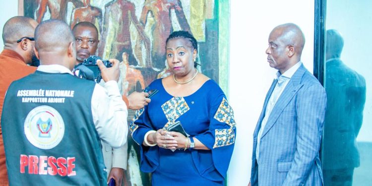 Assemblée nationale : La Rapporteure adjointe Dominique Munongo Inamizi, rassurée de l’évolution des travaux du rapport synthèse des vacances parlementaires