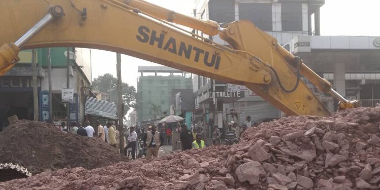 Kinshasa : Lancement des travaux de réhabilitation de l’avenue Kasa-Vubu