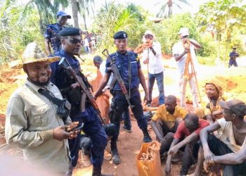 Kasaï : Cinq creuseurs artisanaux interpellés pour exploitation illicite du diamant à Tshikapa