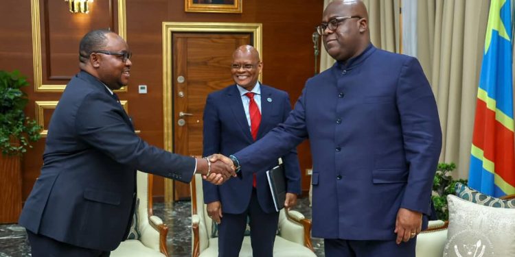 Diplomatie : Séance de travail entre Félix Tshisekedi et Gilberto da Piedade Verissimo sur la transhumance en Afrique centrale