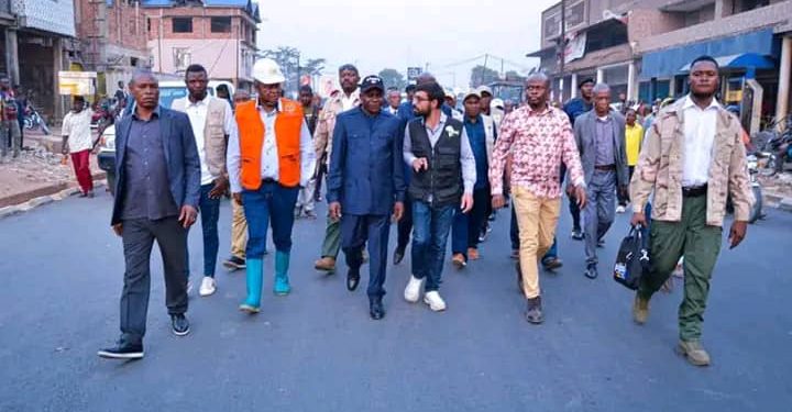 Kananga : plus de 1 000 mètres de l’avenue Lulua déjà bitumé par l’entreprise SAFRIMEX