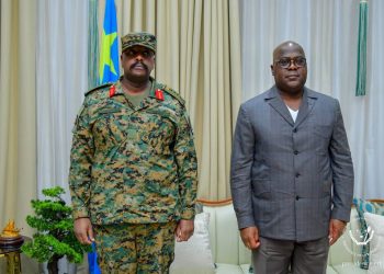 Coopération militaire entre la RDC et l’Ouganda : Le Président Félix Tshisekedi reçoit le Général Muhoozi Kainerugaba à Kinshasa