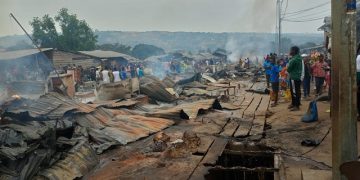 Kinshasa : un Incendie d’origine inconnue dévaste le marché de Matadi-Kibala
