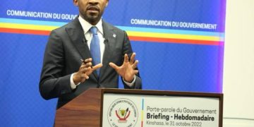 ‎RDC-Rwanda : « L&rsquo;engagement premier du chef de l&rsquo;État est celui de ne brader aucun intérêt de la RDC, ni de concéder un seul centimètre, (Patrick Muyaya)‎