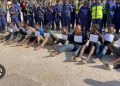 Haut-Katanga : 16 présumés bandits arrêtés par la police nationale congolaise à Lubumbashi dont 2 en tenue militaire