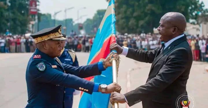 Kasaï central : Le général Kabeya Tshiany prend officiellement les commandes de la police nationale congolaise