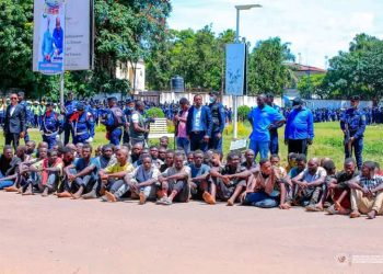 Haut-Katanga : Encore plus de 50 nouveaux présumés criminels arrêtés et présentés à la population dans le cadre de l&rsquo;opération « Ndobo »
