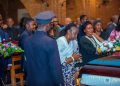 Kinshasa : L&rsquo;honorable Princesse Dominique Munongo Inamizi a rendu les derniers hommages à NGOY KALUMBA MBALE PHILIPPE Jean-Robert
