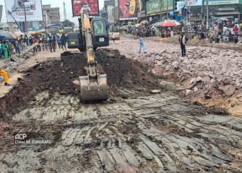 Kinshasa : évolution des travaux de réhabilitation de l&rsquo;avenue Kasa-Vubu entre le Rond-point Victoire et Pont-Cabu