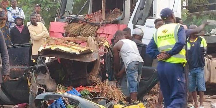 Kongo Central : un accident de circulation fait 5 morts à Kasangulu près de Kinshasa ( Provisoire)