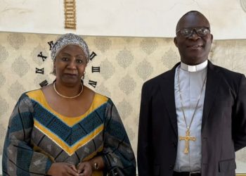 Lubumbashi: Tête-à-tête entre Mgr Fulgence Muteba et l’honorable Princesse Dominique Munongo Inamizi autour de la paix et la cohésion nationale
