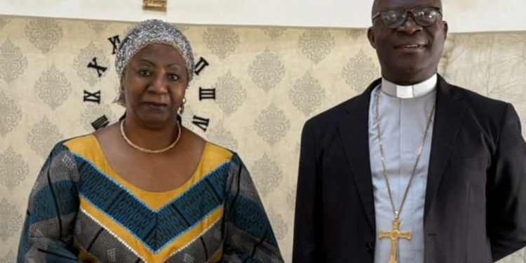 Lubumbashi: Tête-à-tête entre Mgr Fulgence Muteba et l’honorable Princesse Dominique Munongo Inamizi autour de la paix et la cohésion nationale