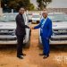 LMC : Après Kinshasa, la direction provinciale du Kongo Central dotée des pick-up neufs pour renforcer la mobilité du personnel