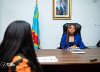 RDC: Grâce Kutino promet de continuer le travail réalisé par la ministre de la jeunesse sortant Noella Ayeganagato
