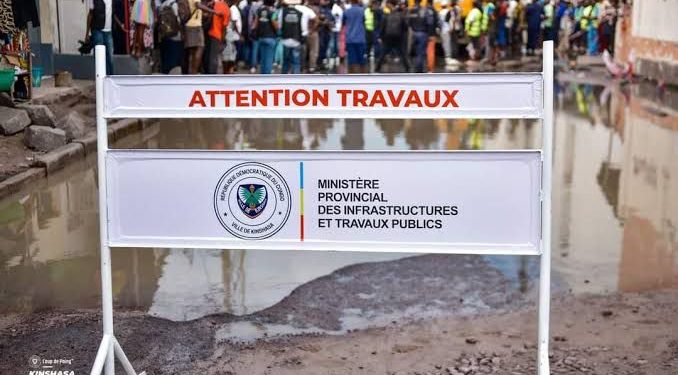 Kinshasa: l’avenue Gambela fermée pour les travaux