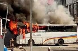 Incendie à Masina : Plusieurs bus Transco partis en fumée