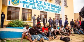 Kongo -Central: Douze présumés criminels arrêtés lors de l&rsquo;opération « Ndobo » présentés à Matadi