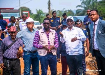 Kasaï-Oriental : le gouverneur ad intérim inspecte plusieurs chantiers en cours à Mbuji-Mayi