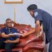 Kasaï-Oriental : le nouveau Chef d’antenne provinciale de l’Inspection générale de la Police présente sa mission au gouverneur Mbwebwa
