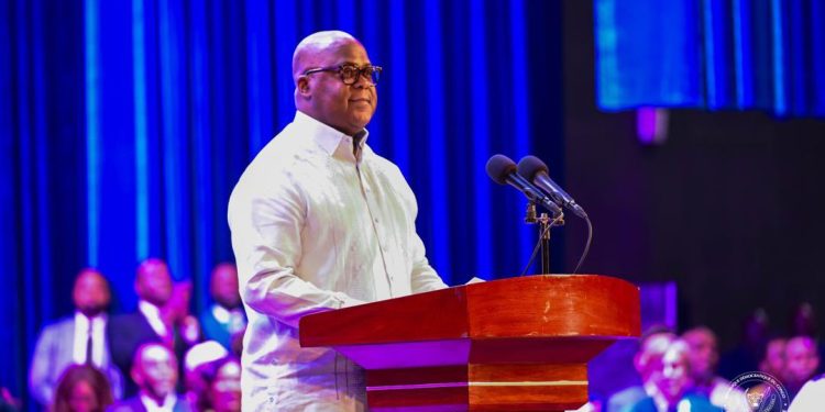 Félix Tshisekedi : « la RDC ne sera plus à genoux, elle se tient débout et toutes les nations environnantes reconnaîtront que nous avons un Dieu puissant »