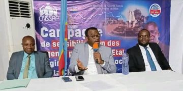 Tshikapa : le VPM de la fonction publique, Jean Pierre Lihau lance la campagne CNSSAP pour les agents publics