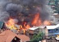 Incendie à Bukavu : 20 maisons et 6 salles de classe réduites en cendres