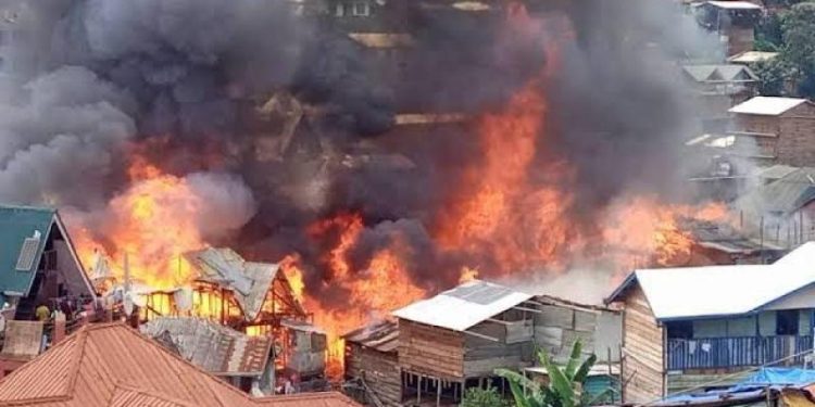 Incendie à Bukavu : 20 maisons et 6 salles de classe réduites en cendres