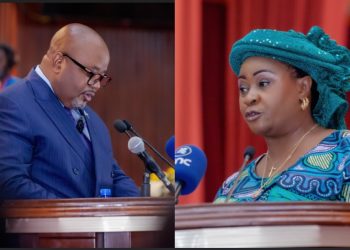 Assemblée nationale : : Aimé BOJI SANGARA ET Clotilde MUTITA Élus à la majorité écrasante président et rapporteur adjoint du bureau