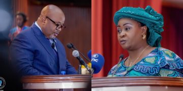 Assemblée nationale : : Aimé BOJI SANGARA ET Clotilde MUTITA Élus à la majorité écrasante président et rapporteur adjoint du bureau