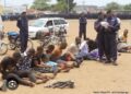 Haut-Katanga: Sept présumés bandits et deux femmes soupçonnées de recel présentés par la police à Lubumbashi ( Document)