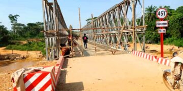 Haut-Uélé : Les travaux de réhabilitation du pont Emboo sur la RN25 arrivent à terme