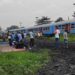 Kinshasa : un train urbain de l’Onatra bloqué à Limete après des manifestations liées au déguerpissement de Pakadjuma