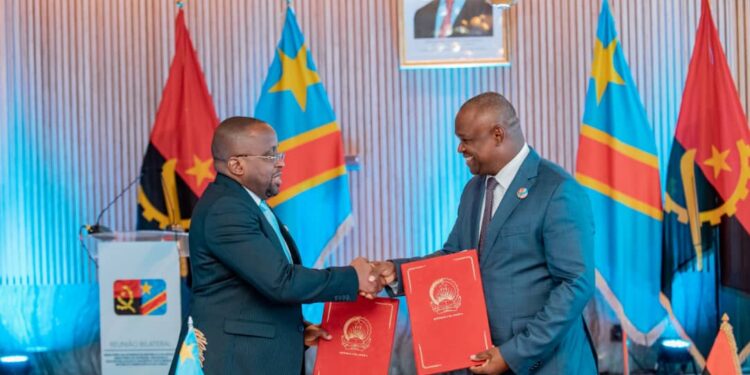 Coopération sécuritaire: RDC-Angola signent un accord portant création de la Commission Permanente mixte Défense et Sécurité
