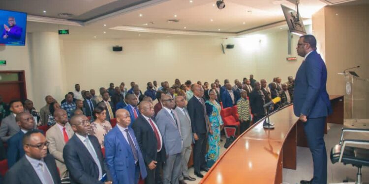 RDC : les secrétaires et inspecteurs généraux signent ce 18 février le pacte de responsabilité axé sur la maîtrise des effectifs et de la masse salariale