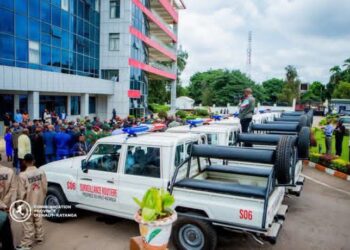 Haut-Katanga : Huit véhicules et cinquante motos remis aux forces de l’ordre pour lutter contre le vol des cathodes de cuivre