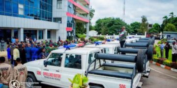 Haut-Katanga : Huit véhicules et cinquante motos remis aux forces de l’ordre pour lutter contre le vol des cathodes de cuivre