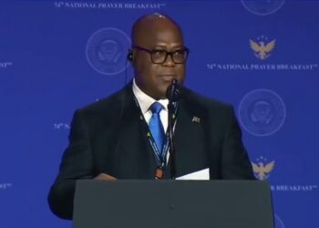 National Breakfast Prayer à Washington: Devant Trump, Félix Tshisekedi adresse une pensée pieuse aux victimes des guerres et du terrorisme