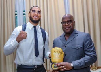 Kinshasa : Tony Yoka reçu par le Président Tshisekedi déballe son projet ambitieux d&rsquo;encadrer les jeunes talents congolais