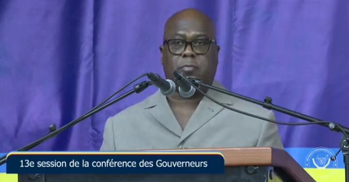 13e conférence des gouverneurs :Pour Félix Tshisekedi, le thème retenu engage directement l’avenir économique, social et stratégique de la RDC